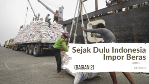 Sejak Dulu Indonesia Impor Beras (2)